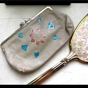 Vintage leather coin purse/ wallet